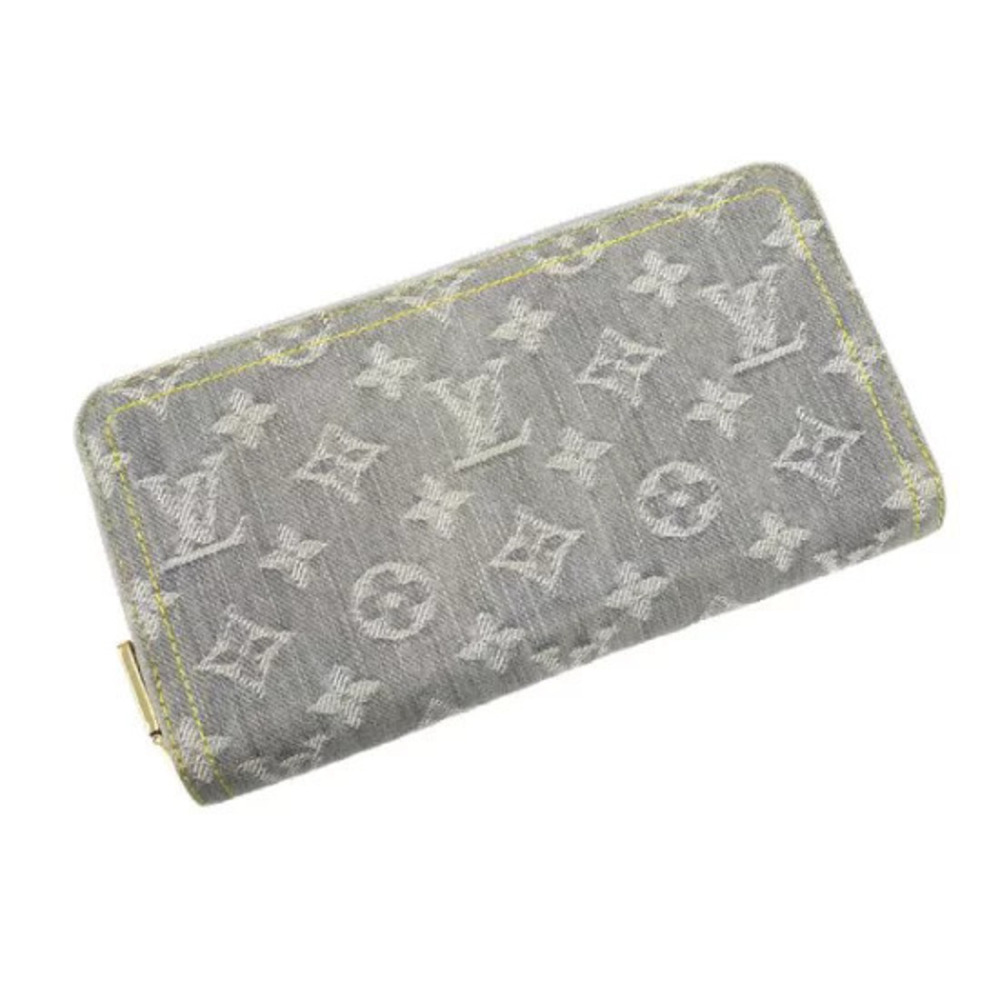 Louis Vuitton Monogram Denim Zippy Wallet